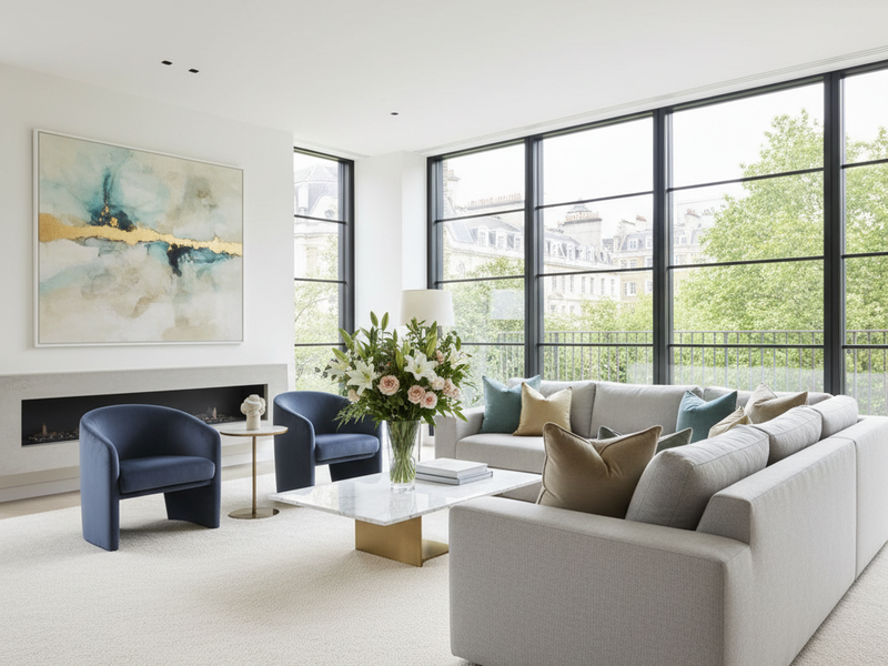 Clean home interior Clapham London